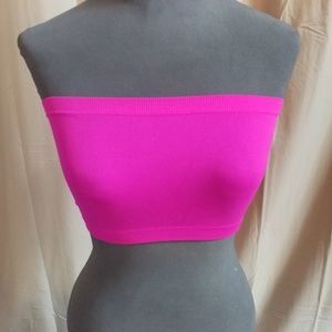 10 for $20 Hot Pink Bandeau Tube Top Bra